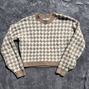 Hollister Houndstooth Sweater – Size XS